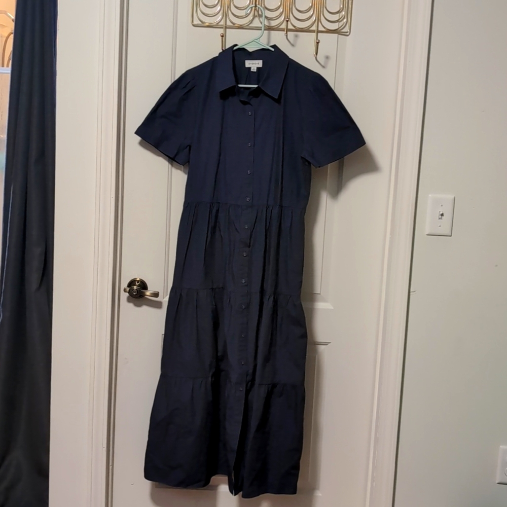 EVEREVE Evelyn Button Down Dress